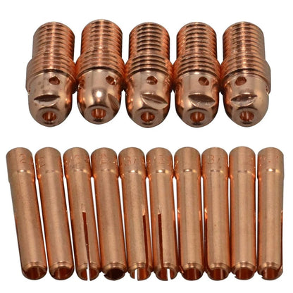 RIVERWELD TIG Collet Bodies 13N29 13N24 1/8" & 3.2mm & 3.2, Golden