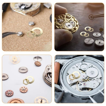 GOOHOCHY Quartz Clock DIY Fittings Kit with Nuts and 1.10X1.00X0.20CM, Golden