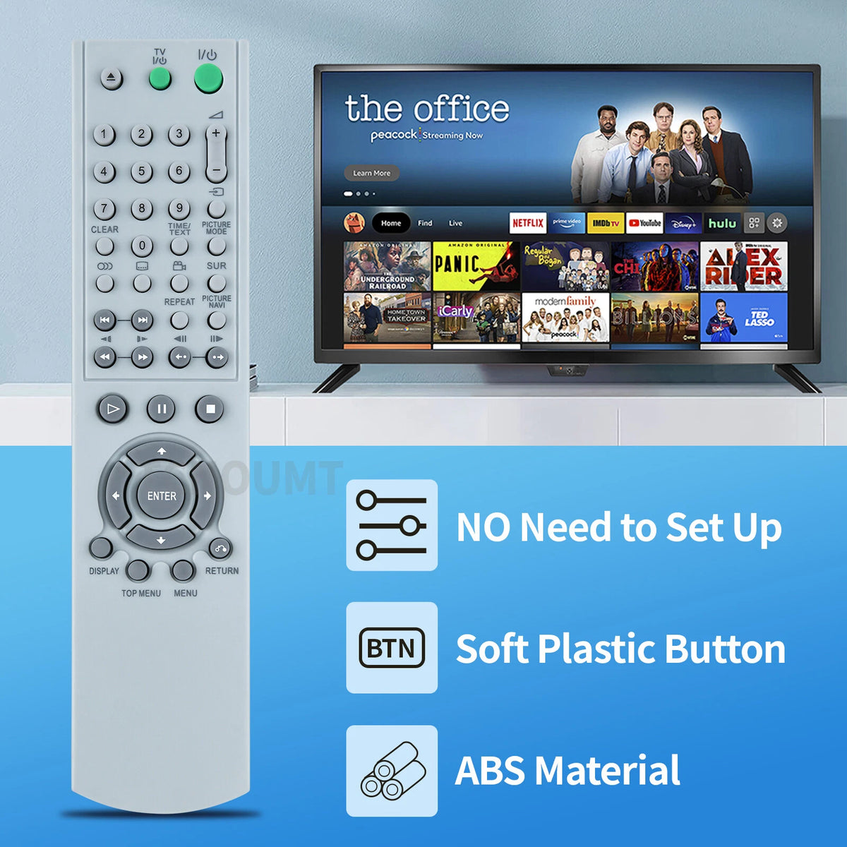 RMT-D157P Remote Control For Sony DVD DVP-NS30 DVP-NS305 DVP-NS310 DVP-NS32