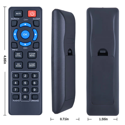Remote Control For Sansonic FT-300A Digital To Analog TV Converter Box