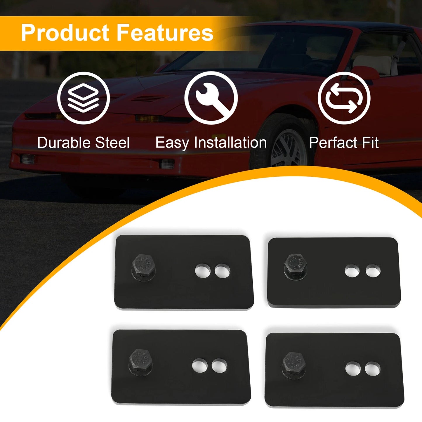 1967-2002 For Camaro/Firebird Seat Relocation Brackets Kit For 1.5-2" Extension