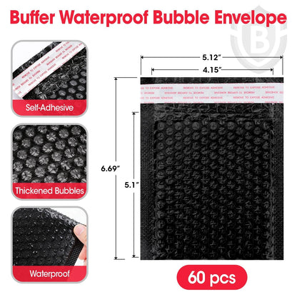 BGUP Trading Card Shipping Supplies Kit, Includes 120 3.5" X 4.5", 60p-S