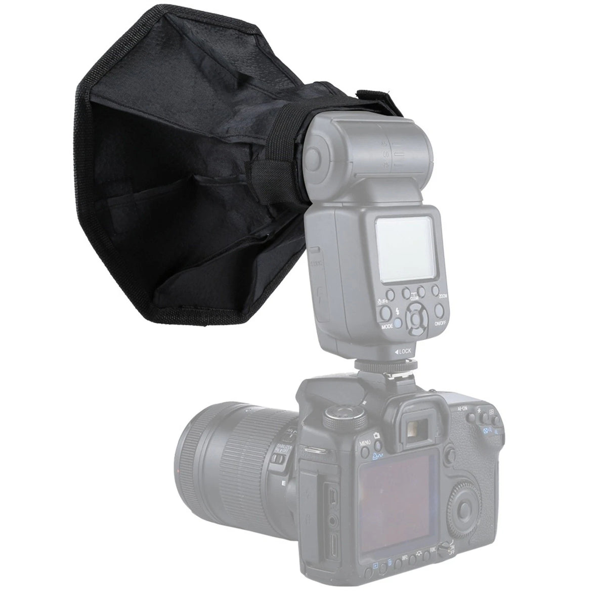 20cm Foldable Soft Flash Light Diffuser Softbox Cover Photography Flash Tool