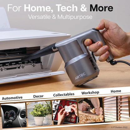 IT Dusters AirTec Ultra Electric Air Duster Blower for PC, Laptop, Console,...