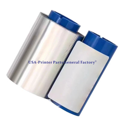 Silver Printer Ribbon Compatible For Zebra P330i P310 Printer Parts