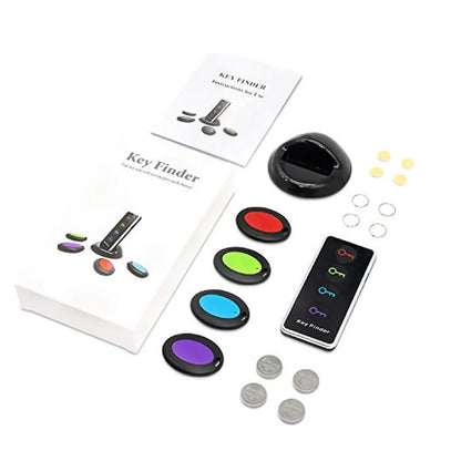 1 Pcs  Remote Wireless Key Finder Electronic Receiver Locator 4 in1 Alarm