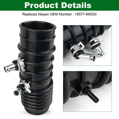16577-88G00 Air Intake Hose For Nissan Hardbody Pickup D21 89-94 3.0L V6 Engine
