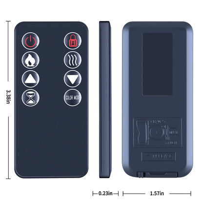 Replacement Remote Control For Various  Recessed Mounted Electric Fireplace