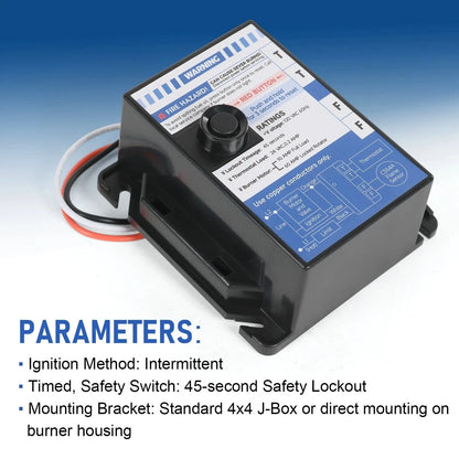 Intermittent Ignition Oil Primary Control For White-Rodgers 668-401 ICM1501