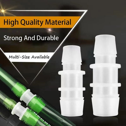 40Pcs Hose Barb Fitting, Reducer, Pipe 1/2 inches, White Transparent