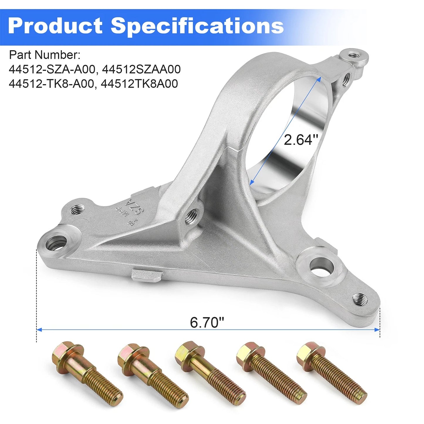 CV Axle Half Shaft Bracket For Honda Odyssey 2011-2017 44512-SZA-A00