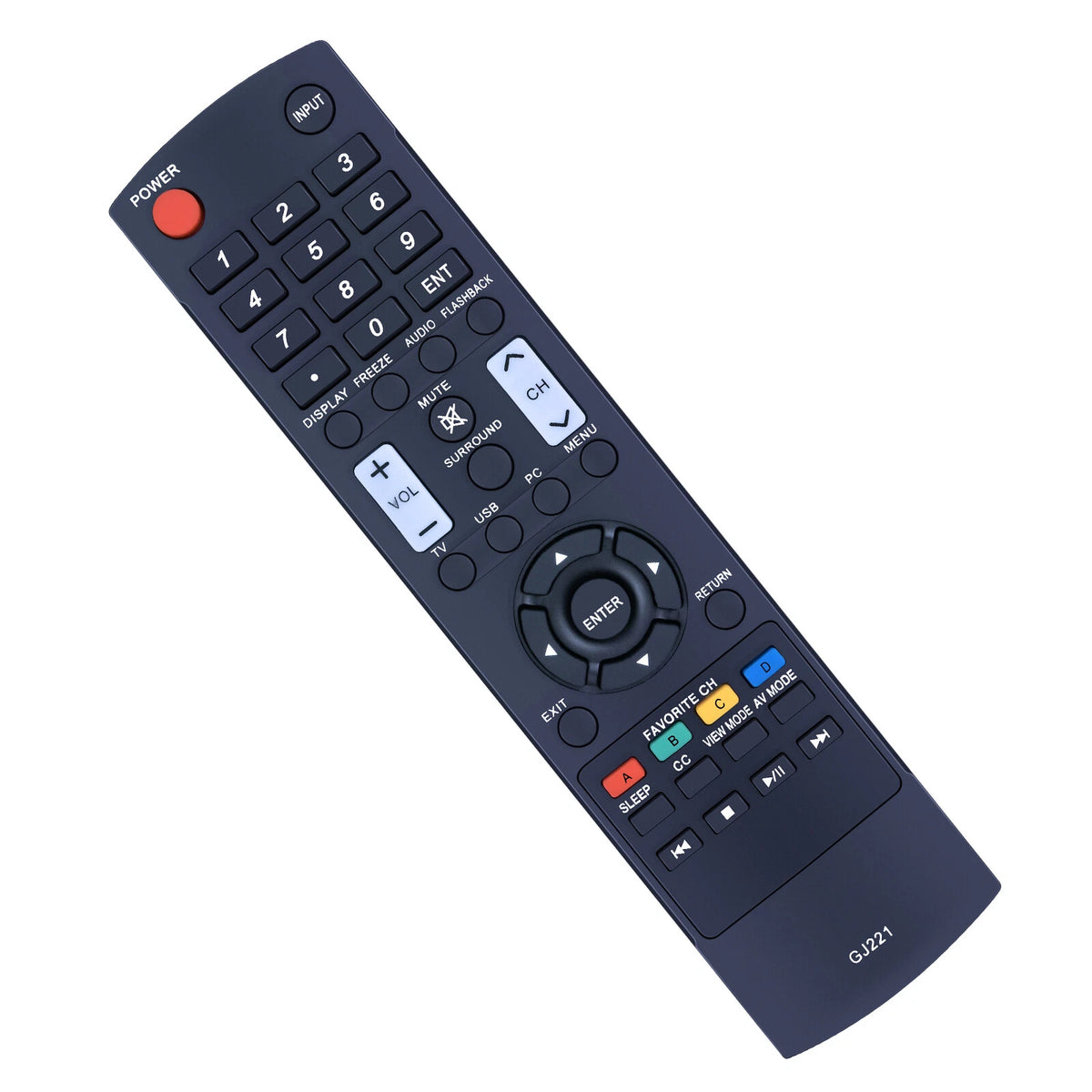 Replacement Remote Control For Sharp GJ221