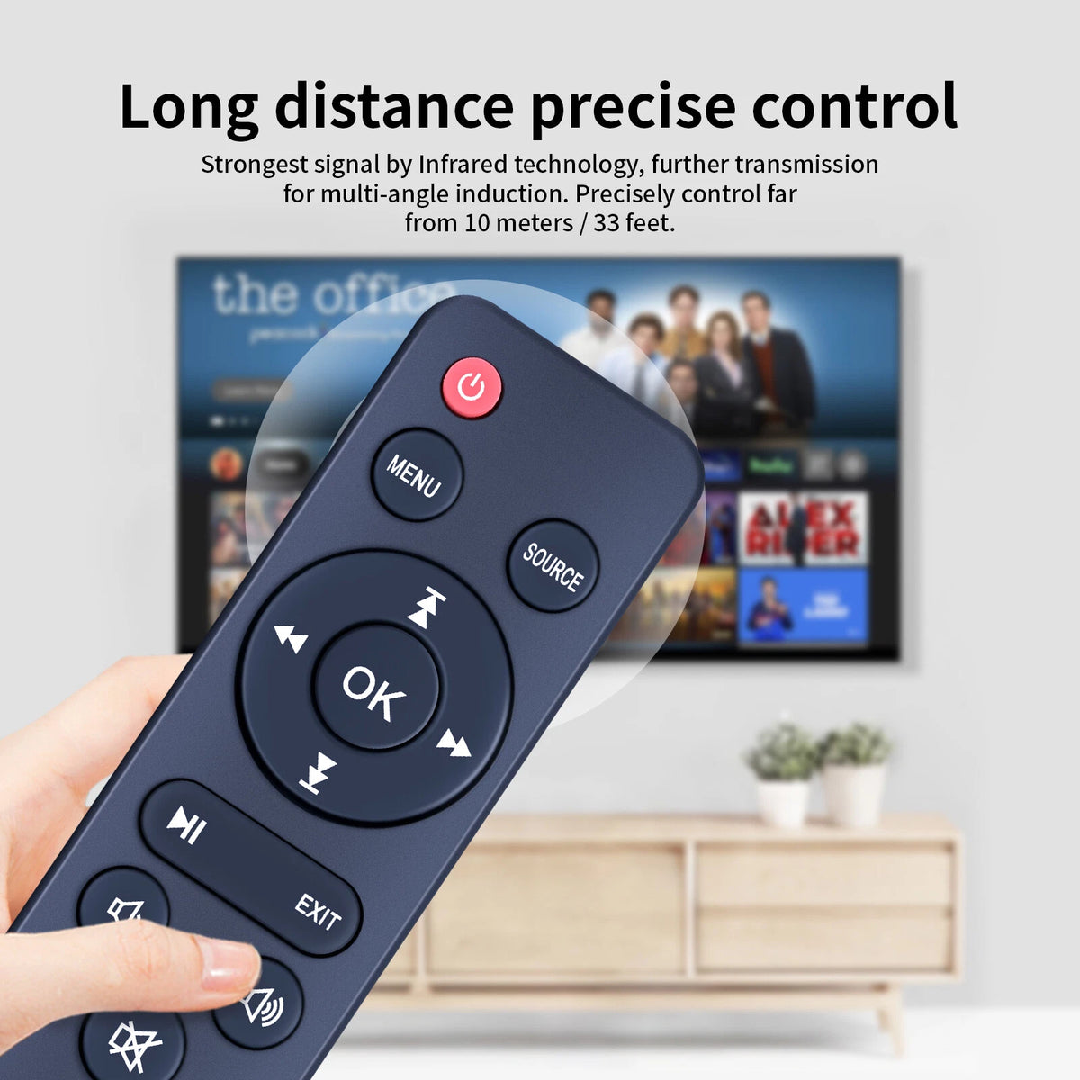 Remote Control For DR.J Professional Mini Projector HI-04 P68 PJ0511 AK-30 AK-40