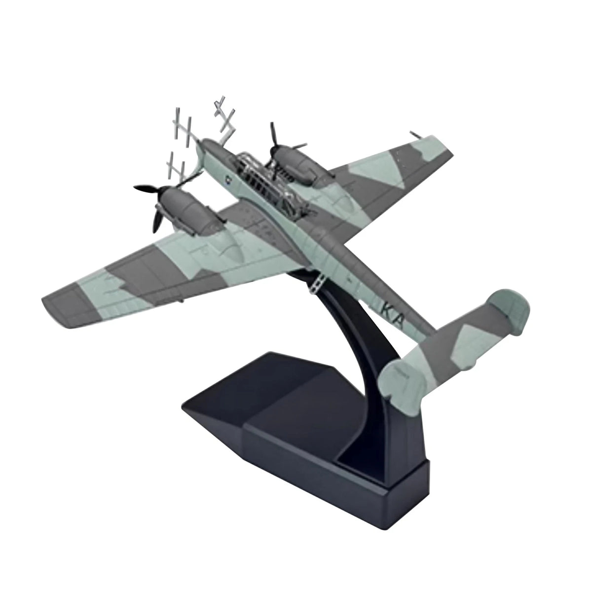 1/100 Diecast Alloy German Messerschmitt BF110 Fighter Model Souvenir Gift