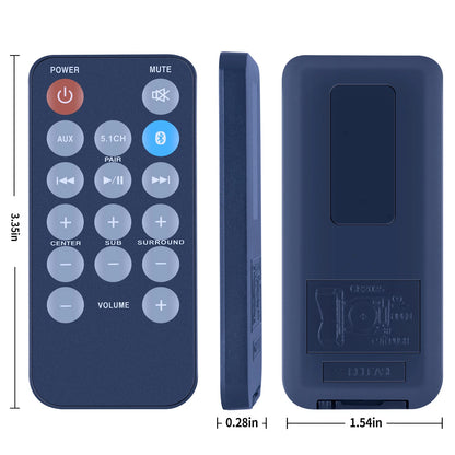 Remote Control For iLive IHTB138B IHTB158 Bluetooth Soundbar Home Theater System