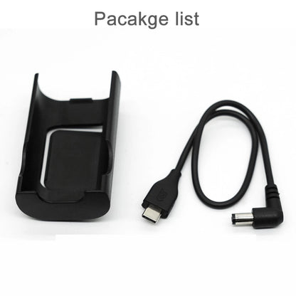 30cm Power Charging Cable+Battery Case Set For DJI FPV Combo Goggles V2 Glasses