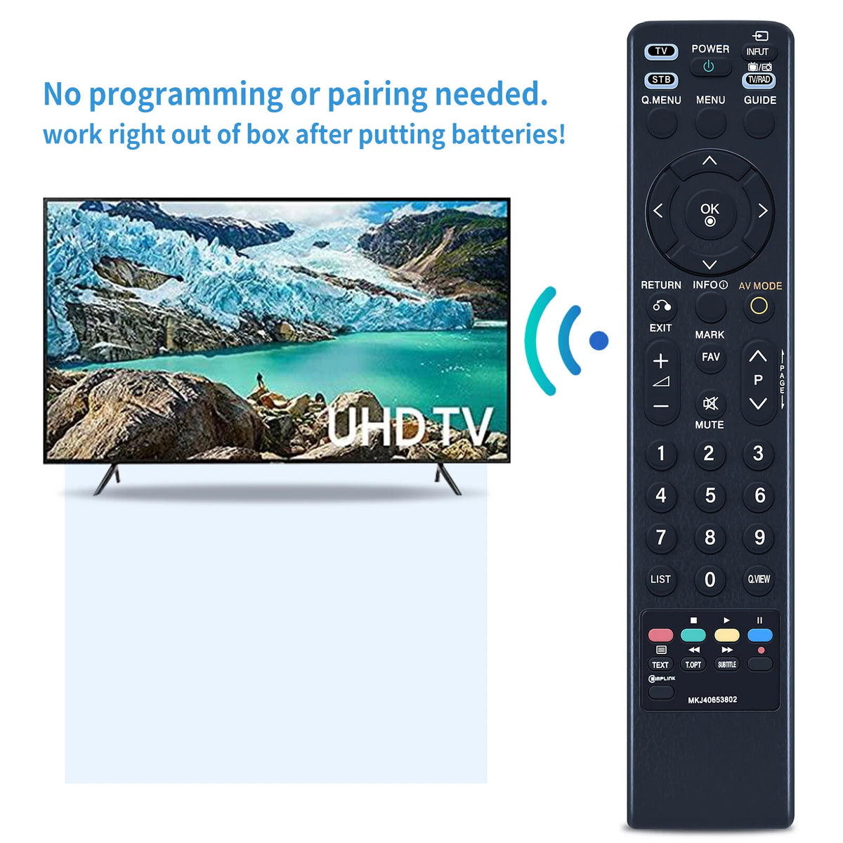 MKJ40653802 Remote Control For LG 32LG5010 32LG5700 32LG7000 42LG3000 TV