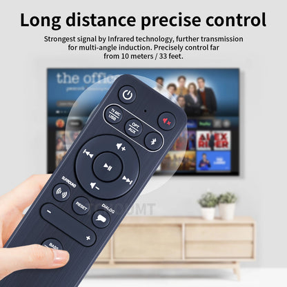 Remote Control For Creative Stage V2 2.1 Channel 160W Bluetooth Soundbar