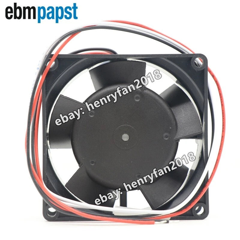 Ebmpapst Fan 8312/12HL Axial Fan DC 12V  333mA 4.0W 3-Wire Cooling Fan