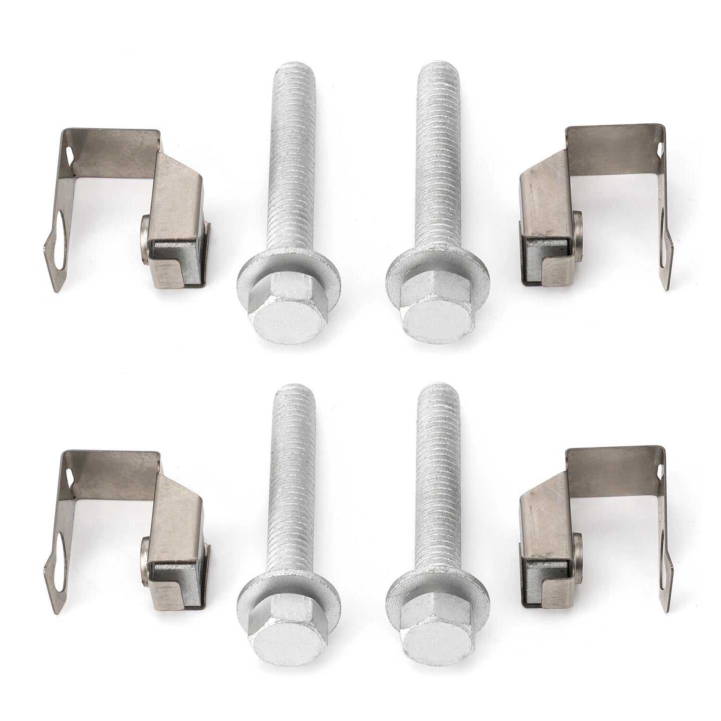 4PCS Exhaust Manifold Flange Bolts U Nuts Kit 03442 For Dodge Ram 1500 2500 3500