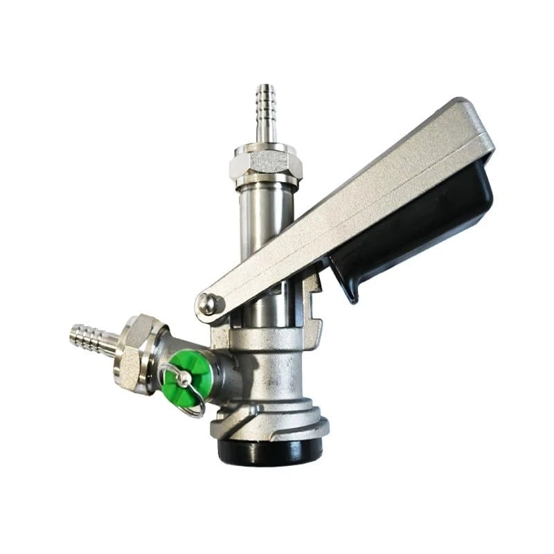 TWELVETAP All Stainless Steel 304 D Type Beer Coupler,Beer D-Type, Silver