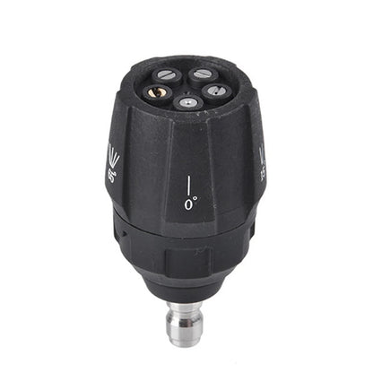 High Pressure Washer Nozzle 5 in 1 Adjustable Angles Rotating Water Nozzles