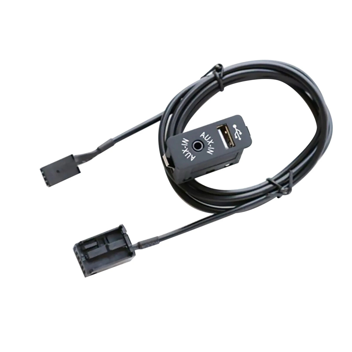 Car Dash Audio 12Pin Cable Adapter AUX USB Replacement For BMW E39 E53 X5