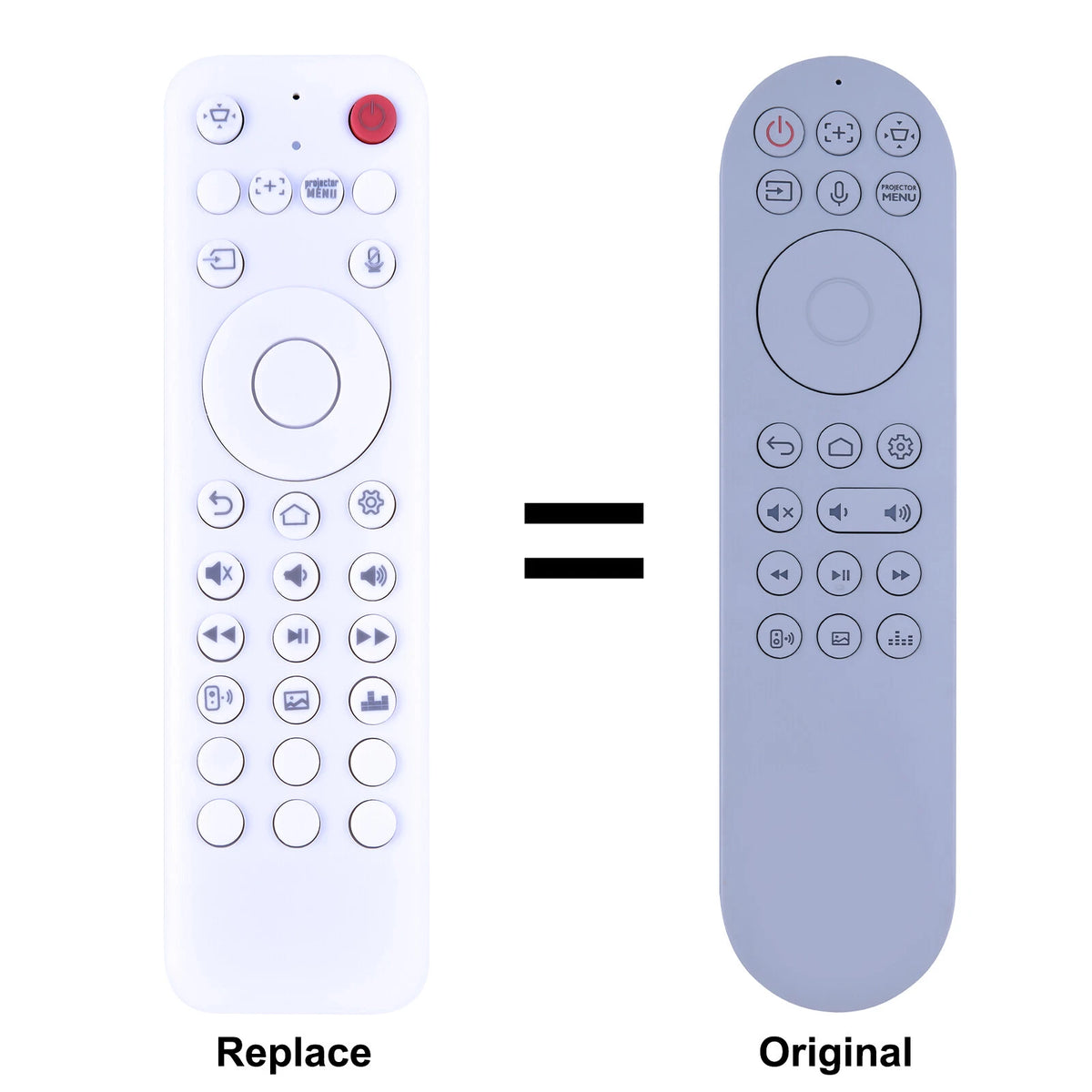 RCI074 Remote Control For BenQ TK860i 3300lm 4K HDR Smart Home Theater Projector