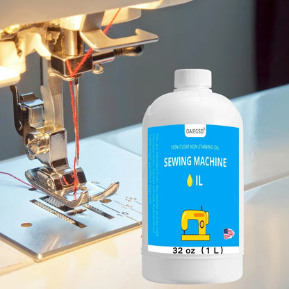 32 oz Fine Light Sewing Machine Oil and Lubricant, Commercial & 32 oz, clear