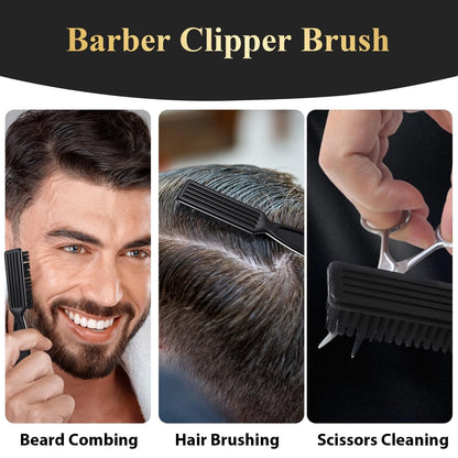 HEYMKGO Barber Comb,14PCS Hair Cutting Comb Set, Professional Salon BLACK