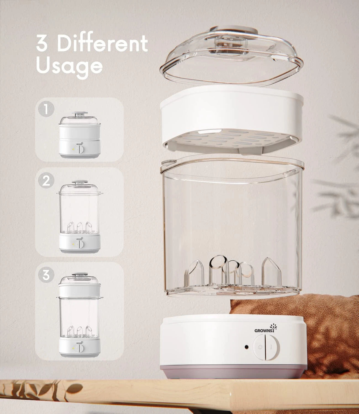 Bottle Sterilizer, Baby Steam Electric Bottle...