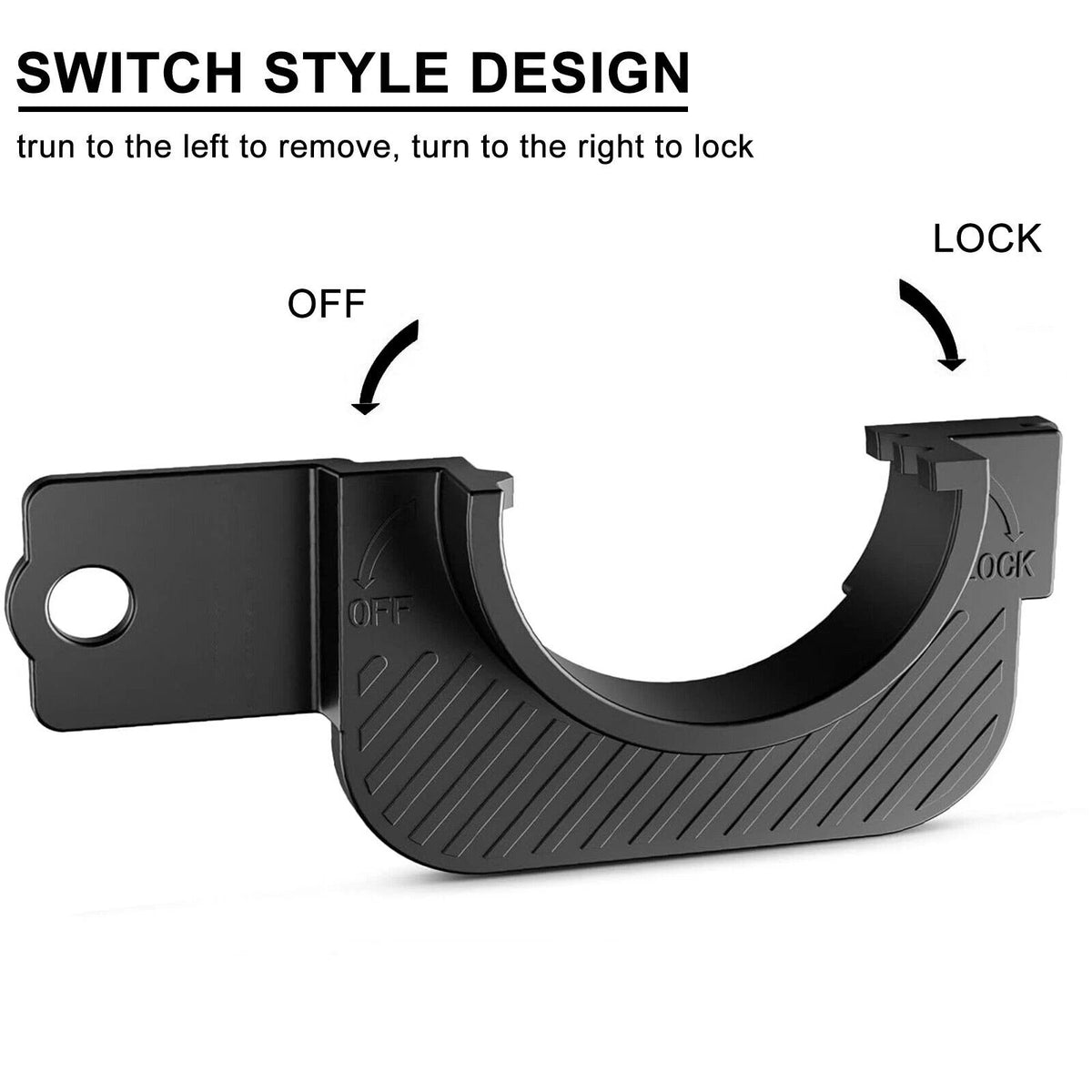 Black Gas Cap Holder Anti-Slipping Repair Part For Toyota Tacoma 2016-2022