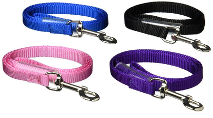 Top Performance Basic 18" Nylon Pet 4/Pack, Blue, Pink, Black, Purple