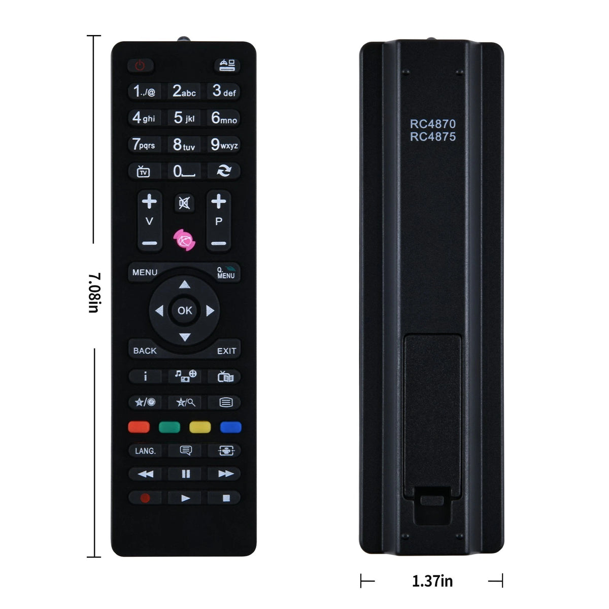 RM-C3182 Replacement Remote Control For JVC LT-32VH4455 32 Inch TV
