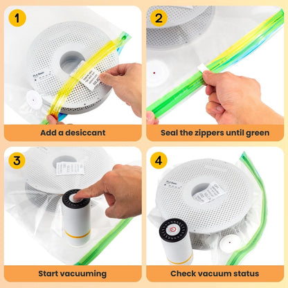 20 PCS 3D Printer Filament Storage Bags Vacuum Kit Printer...