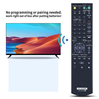 RM-AAU029 Remote Control For Sony Soundbar HT-CT100 SS-MCT100 SA-WCT100 HTCT100