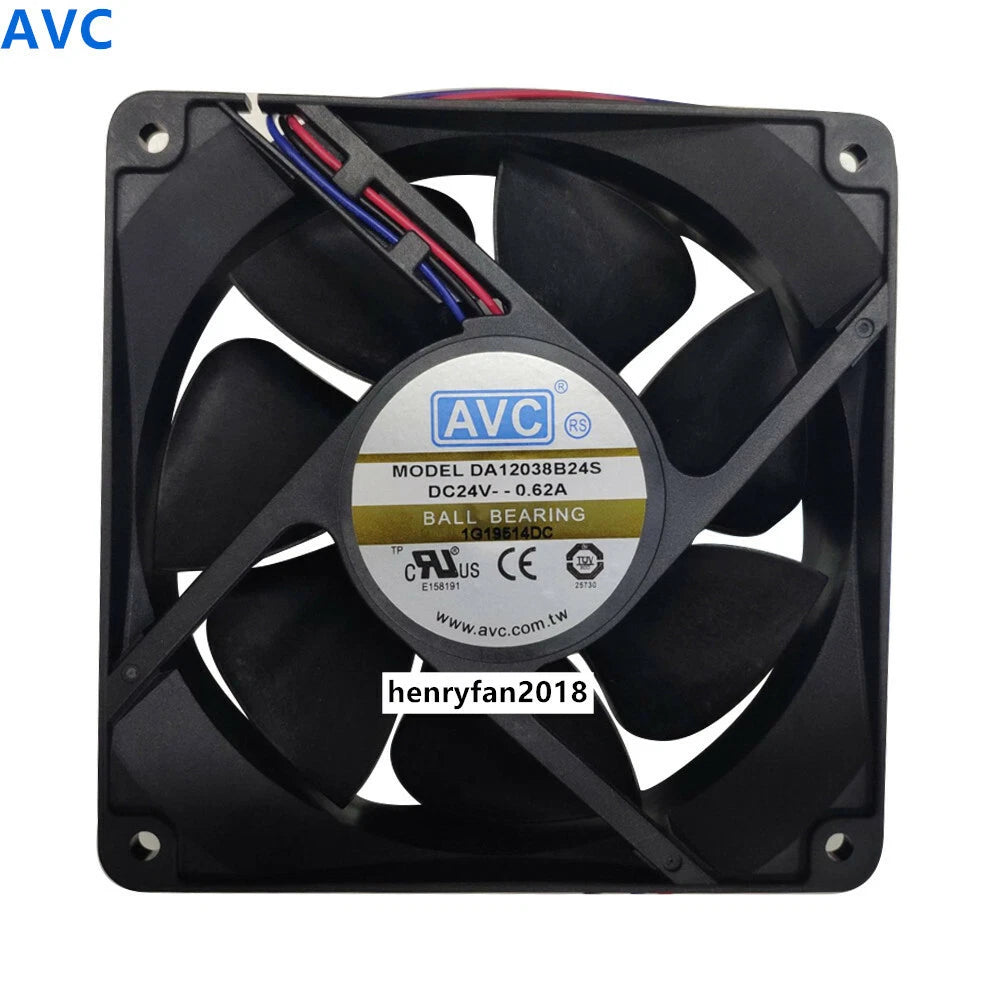 AVC DA12038B24S Axial Fan 24VDC 0.62A 120*120*38MM Charging Pile Cooling Fan