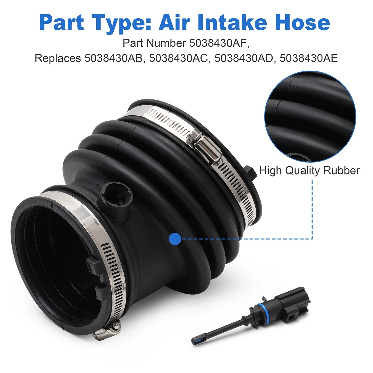 Air Intake Duct Hose for Chrysler 300 /Dodge Charger/Challenger 6.4L V8 Engine