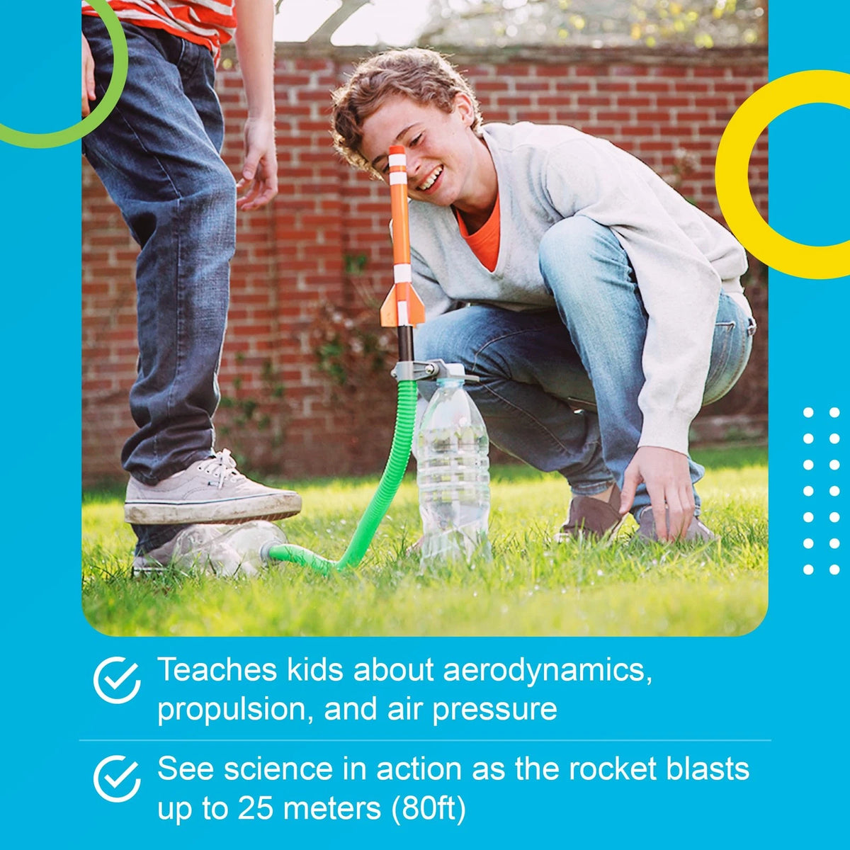 Green Science - Rocket - STEM Launcher for Kids - 1 EA, Brown/a