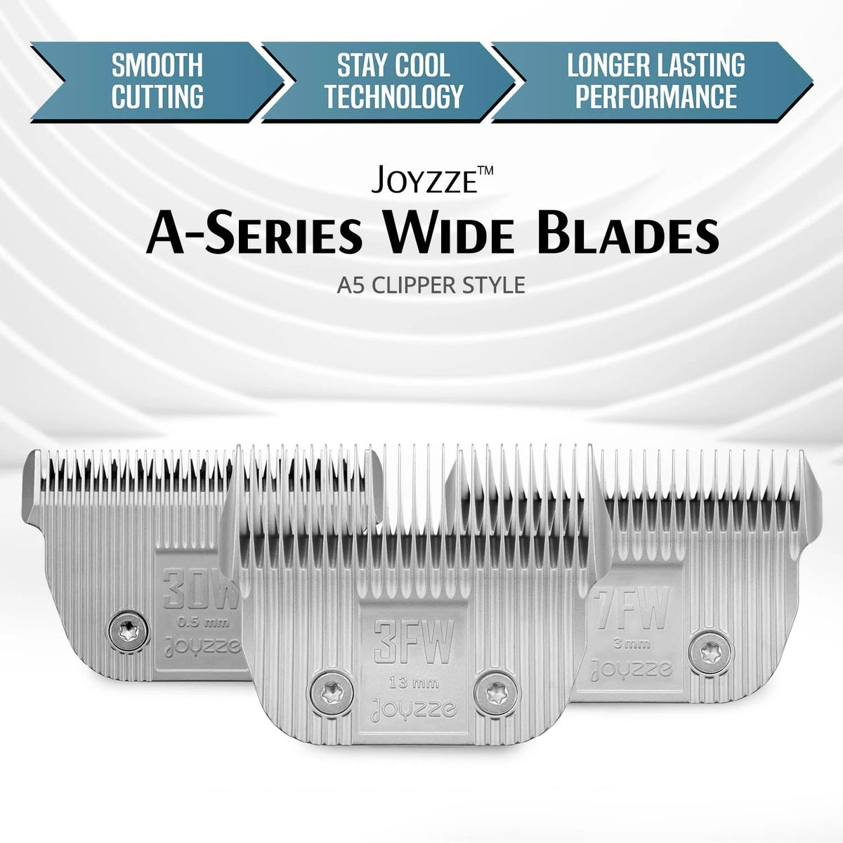 JOYZZE Raptor/Falcon Series A Wide Blade - Professional 7FW (3 mm), White