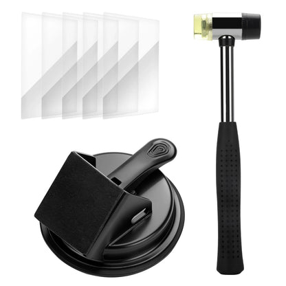 kegliik Floor Gap Fixer Tool - 45° Dual-Sided Strike, Suction Cup Orage