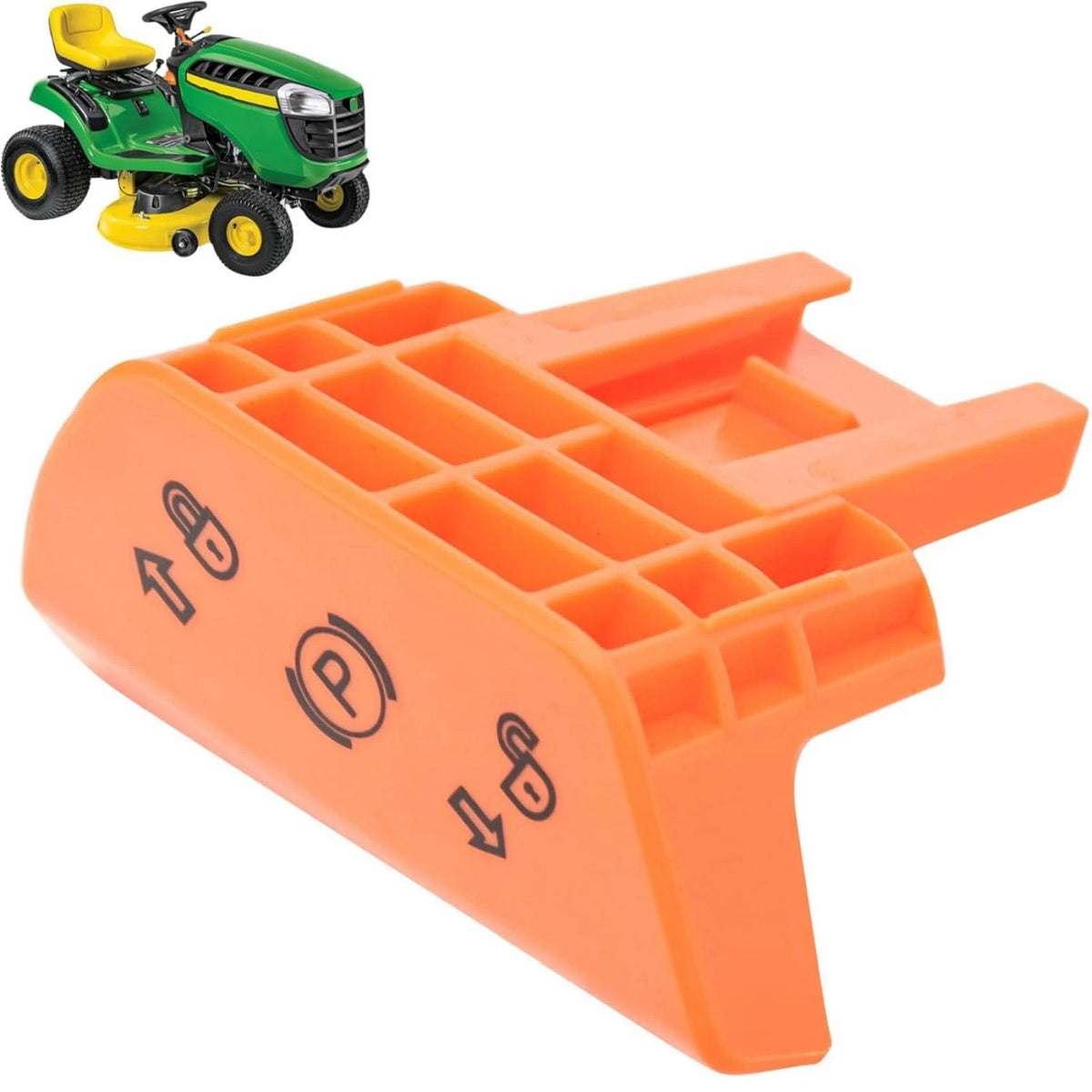 UC21883 1PC Mower Park Brake Knob Plastic Simple Installation For John Deere