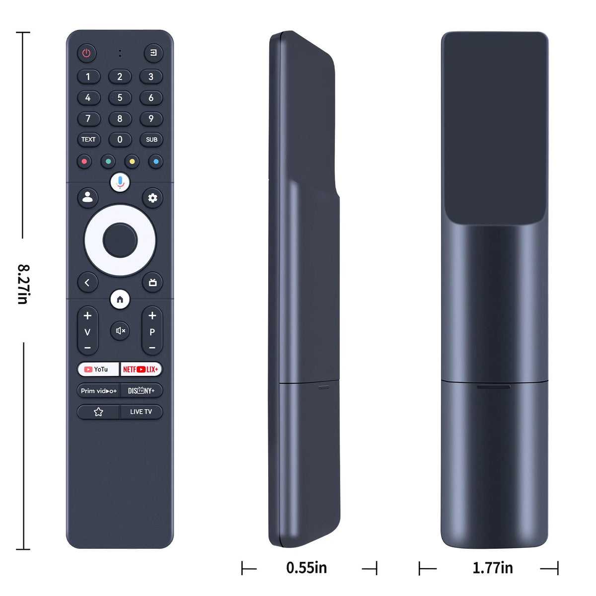 RC112GH Remote Control For SANSUI Caixun THOMSON SMART TECH TV with Voice
