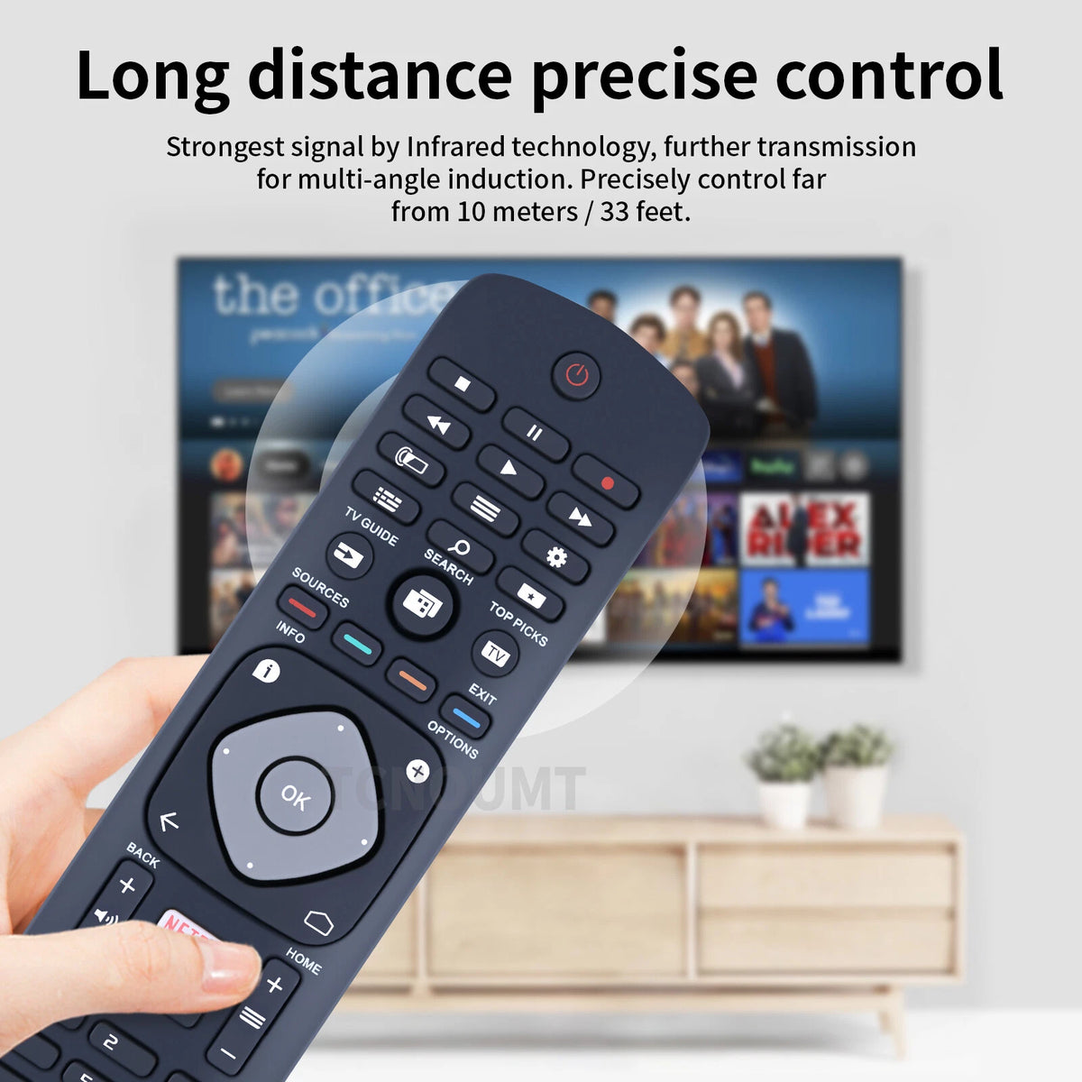 HOF16H303GPD24 Remote Control For Philips TV 398GR08BEPHN0011HL 43PUS6262/12
