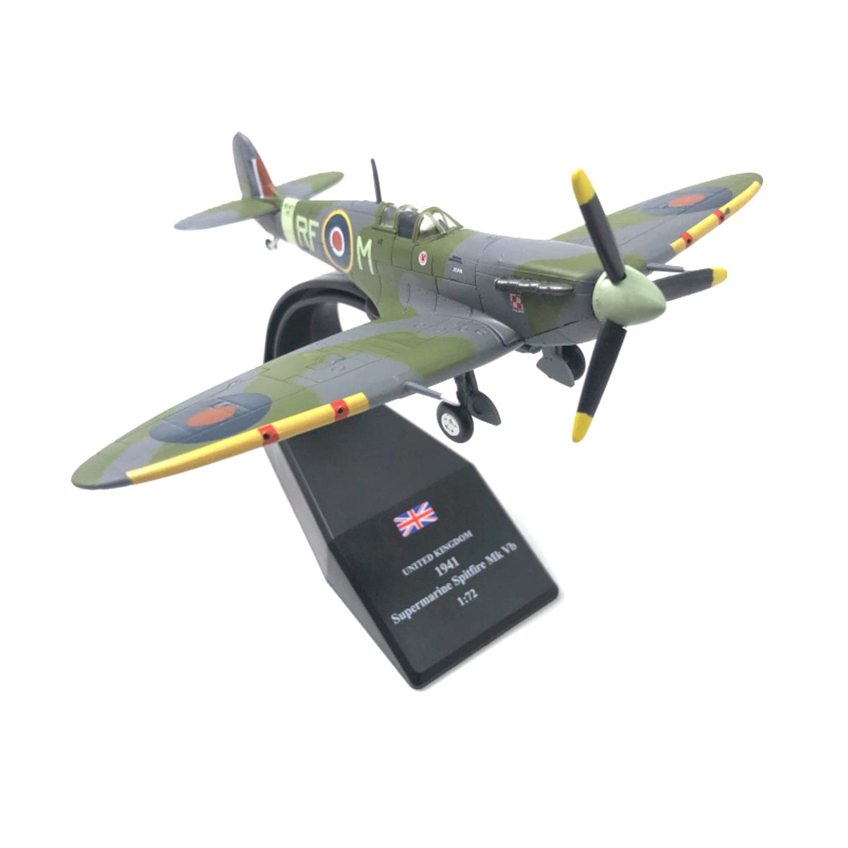 1/72 Spitfire Fighter WWII Legendary Diecast Airplane Model Static Display