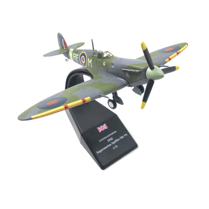 1/72 Spitfire Fighter WWII Legendary Diecast Airplane Model Static Display