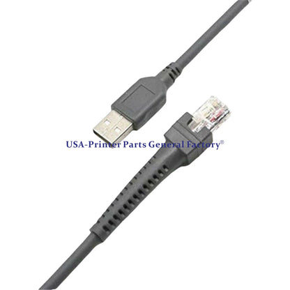 USB Cable Coiled 9ft For Symbol Barcode Scanner ls1203 ls3578 ls2208 DS6708