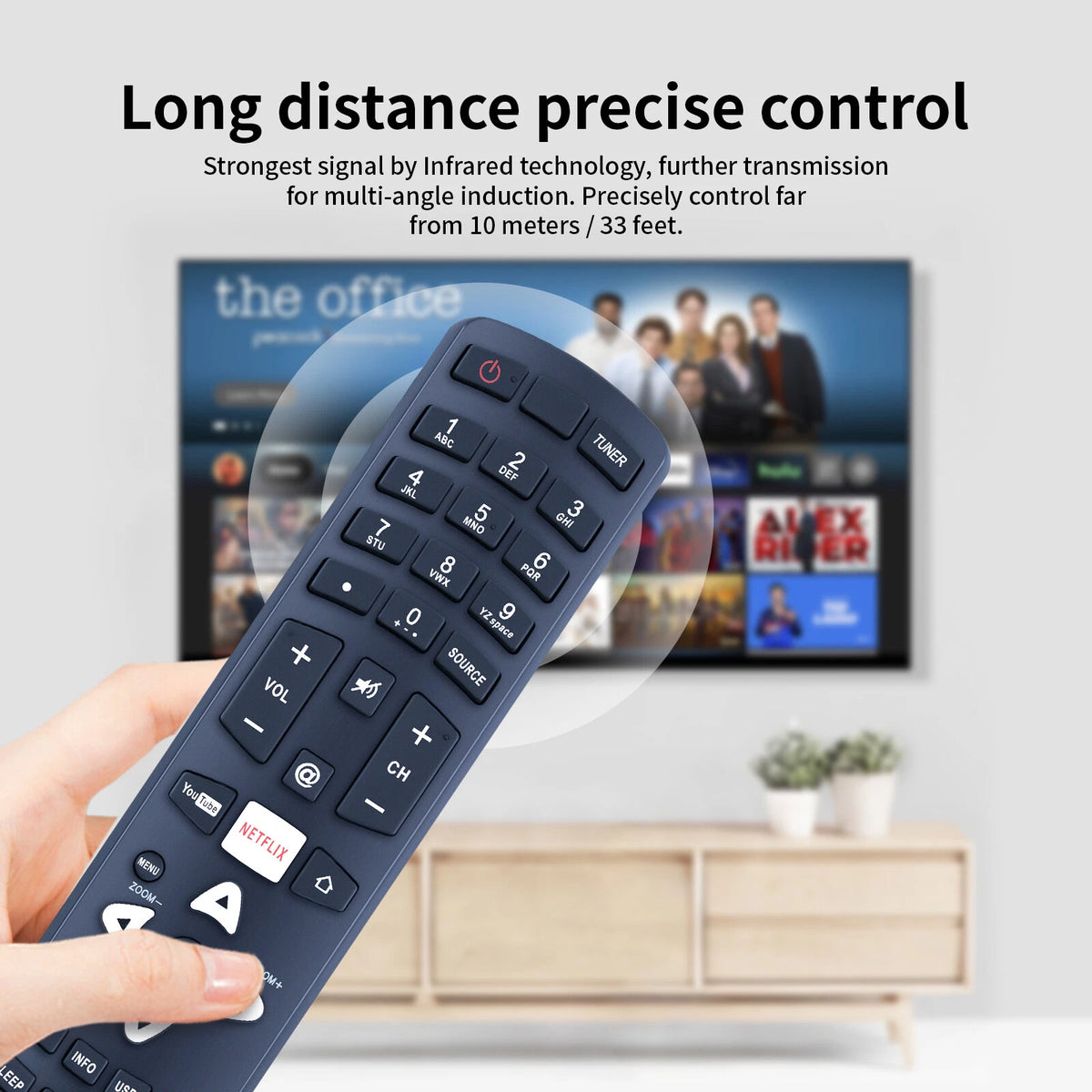 RC3100L16 Remote Control For TCL TV RC3100R02 RC3100L10 RC3100A01 RC3000L07