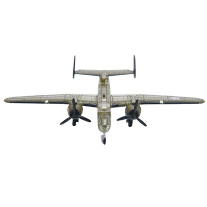 1PCS 3.1in WWII US B-25 Mitchell Bomber Model Finished Model Toy Gift Kit