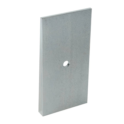 Steel Leaf Spring Shims 800061 2.5" Wide 4°Degree Sliver- Set of 2